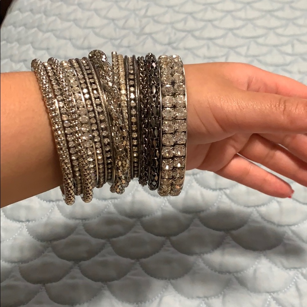 13 Bangles with Rhinestones ... - Picture 2 of 2